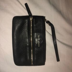 Black Kate Spade Cash & Coin Purse